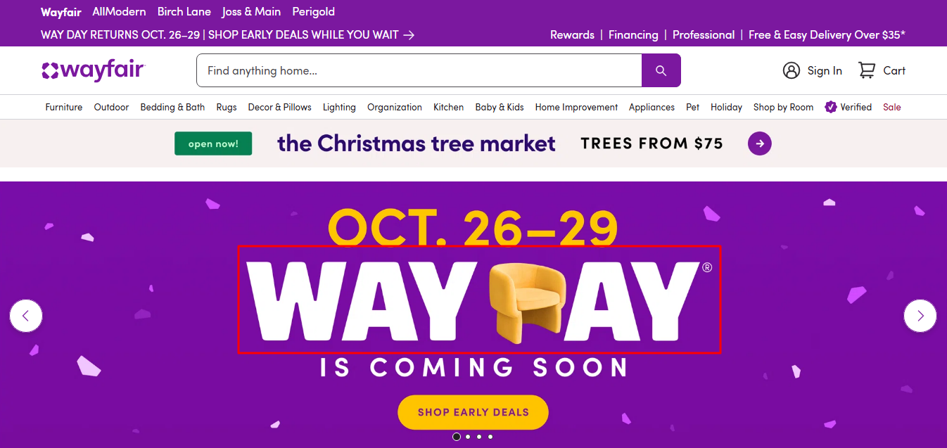 Wayfair Marketplace Performance Specialist